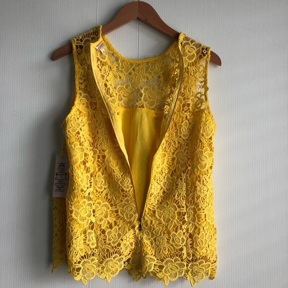New! Nanette Lepore lace tank top NWT - Picture 10 of 10